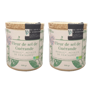 MyMedoc - Fleur de Sel de Guérande au Basilic x2